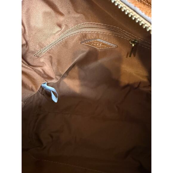 Fossil Brand Leather Sydney Satchel Bag Medium Brown - Picture 7 of 10